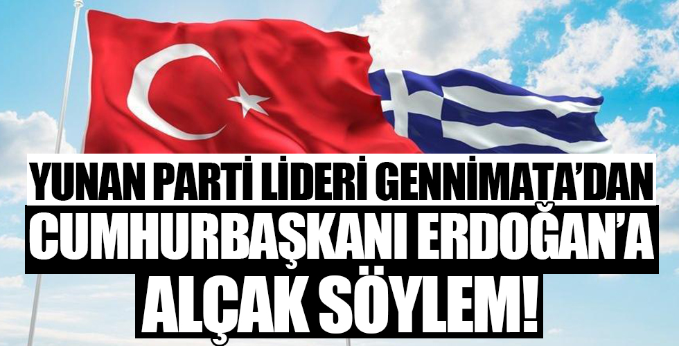Yunan parti lideri Gennimata'dan Başkan Erdoğan'a alçak söylem!