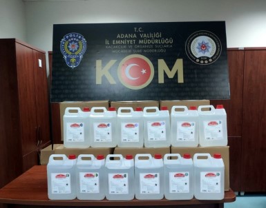 Adana'da 200 Litre Kaçak Etil Alkol Ele Geçirildi