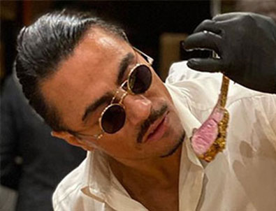 Görenler ayırt edemedi! Nusret'in kardeşi...