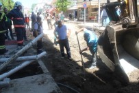 Ünye'de Doğal Gaz Borusu Patladı