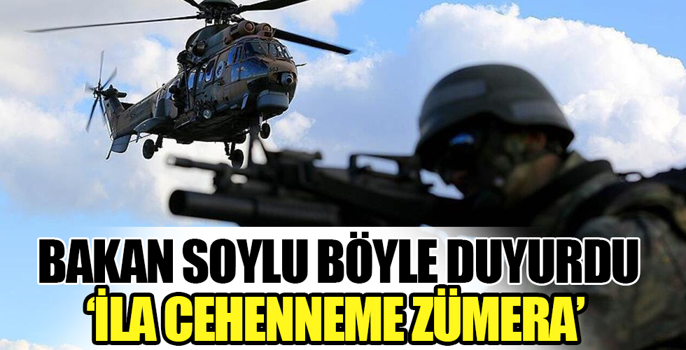 İçişleri Bakanlığı açıkladı! O terörist etkisiz hale getirildi