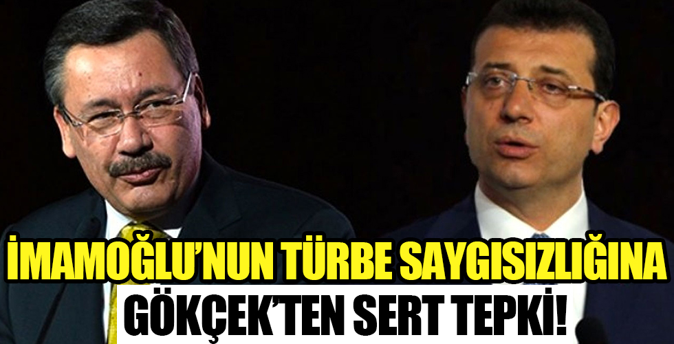 Melih Gökçek İmamoğlu'nun saygısızlığına sessiz kalamadı!