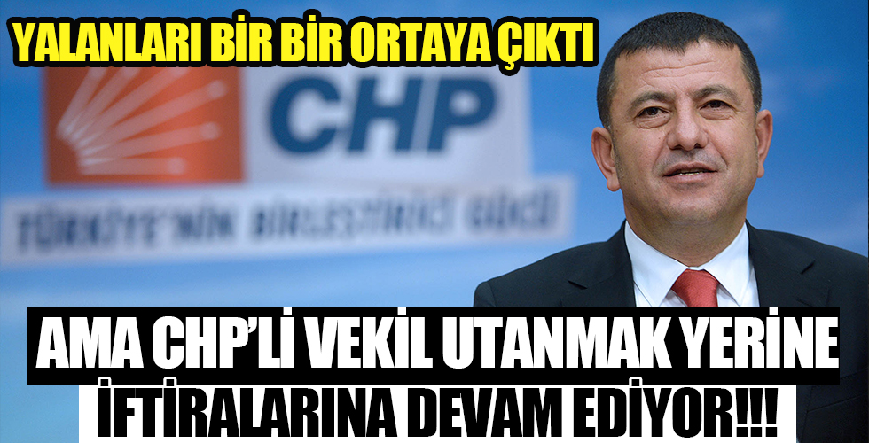 İftirası ortaya çıkan Veli Ağbaba yine çuvalladı!