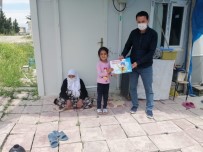 Samsat'ta Evde Kalan Çocuklara Kitap Dağıtıldı Haberi