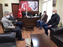 Gazeteciler Kaymakam Vedat Yılmaz'ı Ziyaret Ettiler