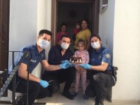 Polis Ekiplerinden 5 Yaşındaki Minik Aysima'ya Sürpriz Doğum Günü