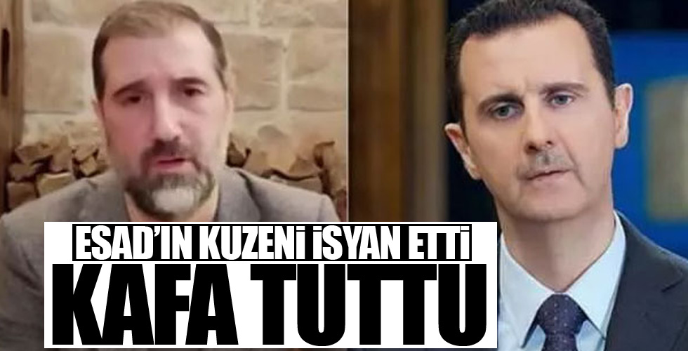 Suriye'de Esed'in kuzeni isyan etti!