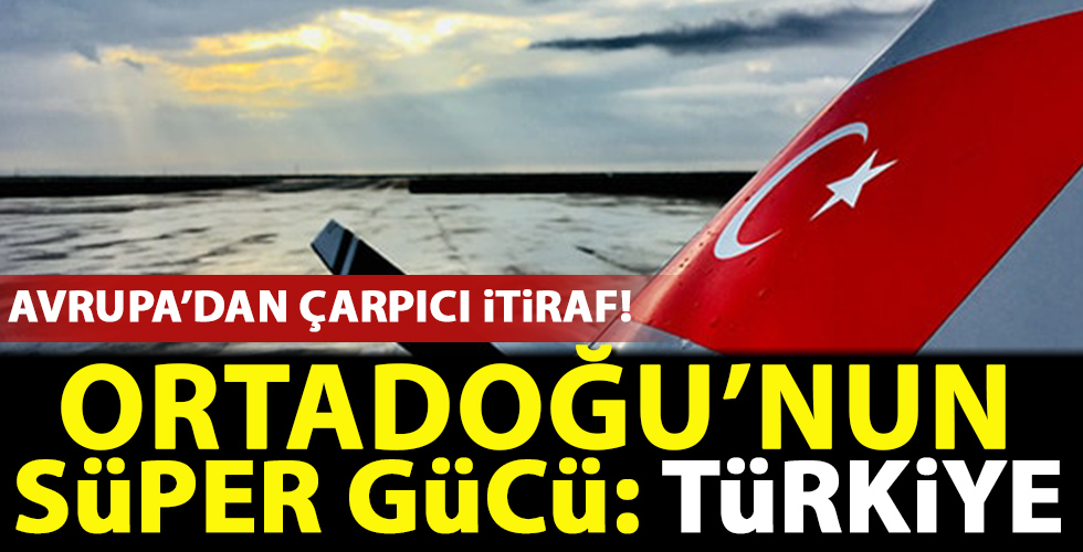 Avrupa'dan çarpıcı itiraf!