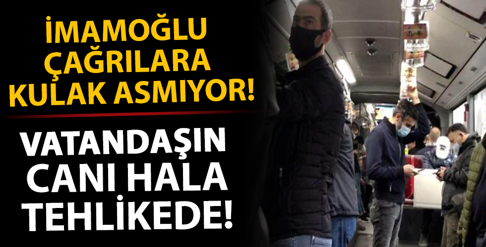 İBB vatandaşın canını tehlikeye atmaya devam ediyor!