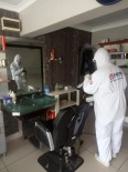 Sincan'da Kuaför, Berber Ve Güzellik Salonları Dezenfekte Ediliyor