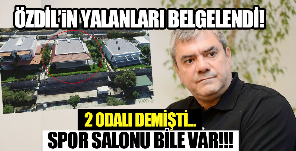 Yılmaz Özdil'in villa yalanlarına belgeli cevap!