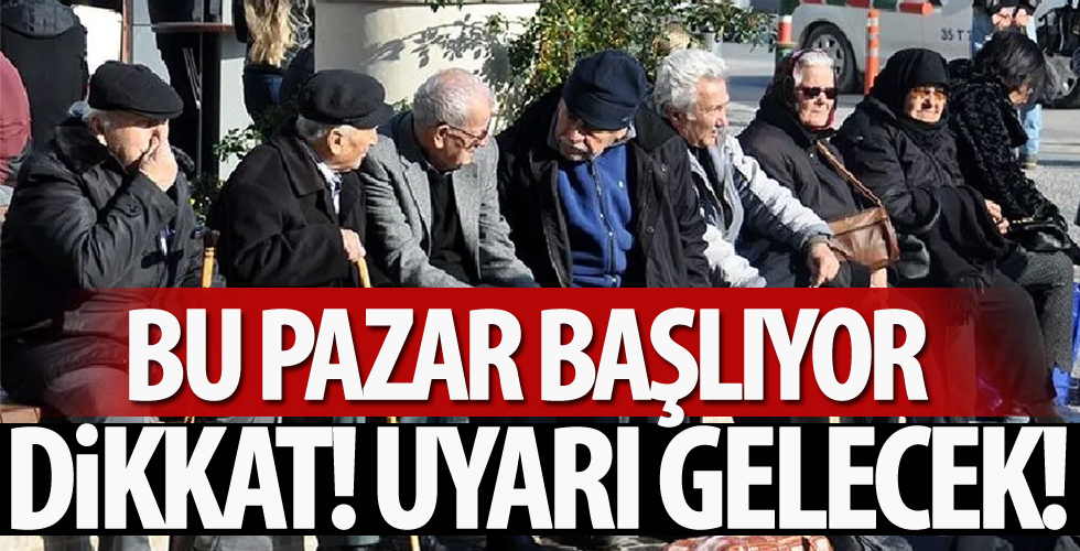 Bu pazar 11.00'de başlıyor! Uyarı gelecek