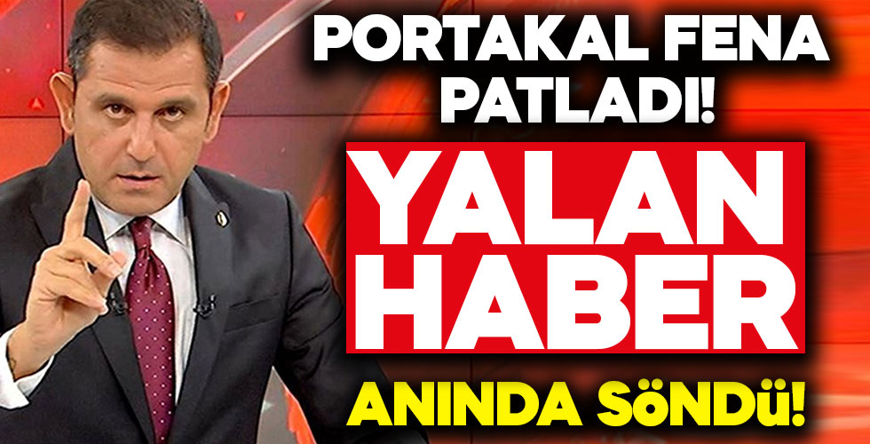 Fatih Portakal'dan çirkin algı operasyonu!