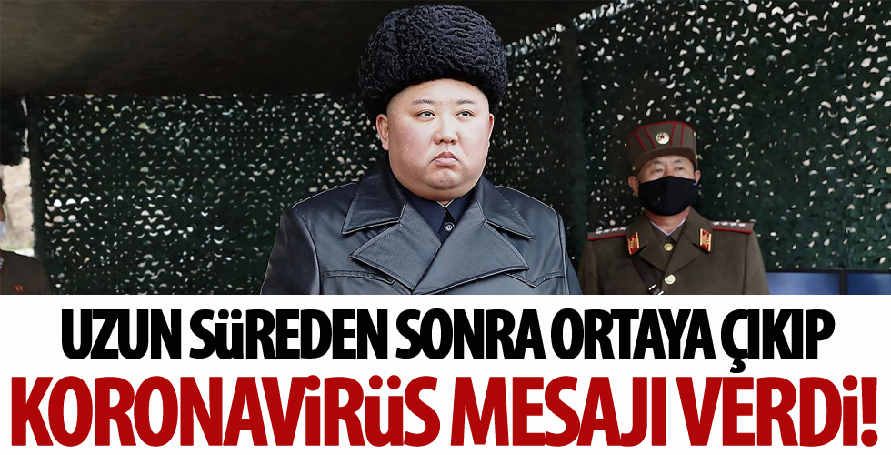 Kim Jong Un'dan Çin'e koronavirüs mesajı!