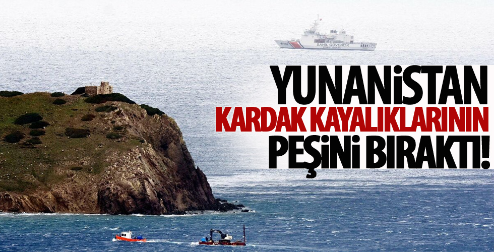 Yunanistan Kardak kayalıklarının peşini bıraktı