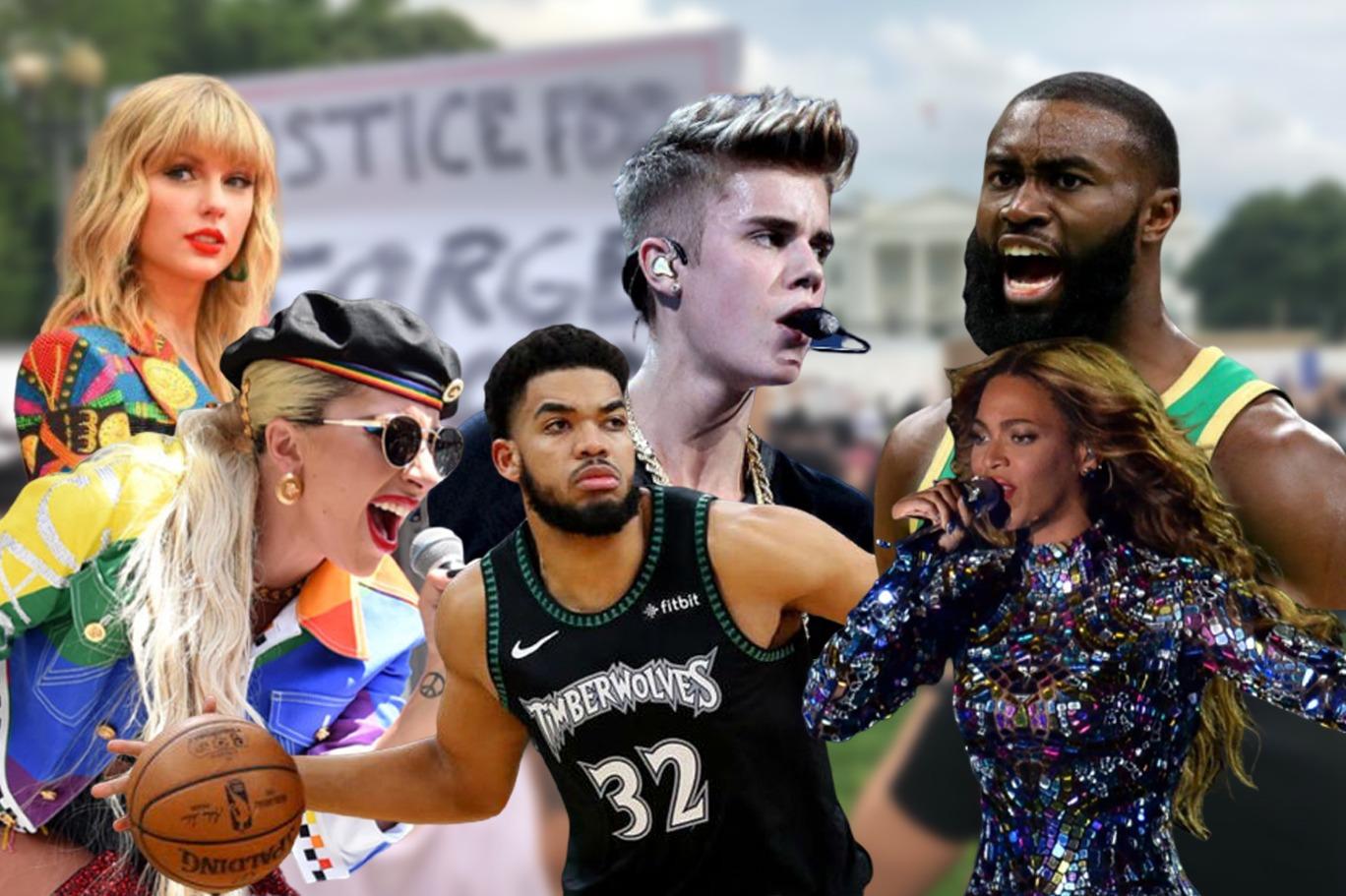 ABD’de ünlülerden protestolara destek!