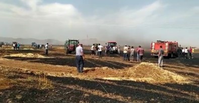 Ateşe Verip Kaçtılar, 600 Dönüm Buğday Ekili Tarla Küle Döndü
