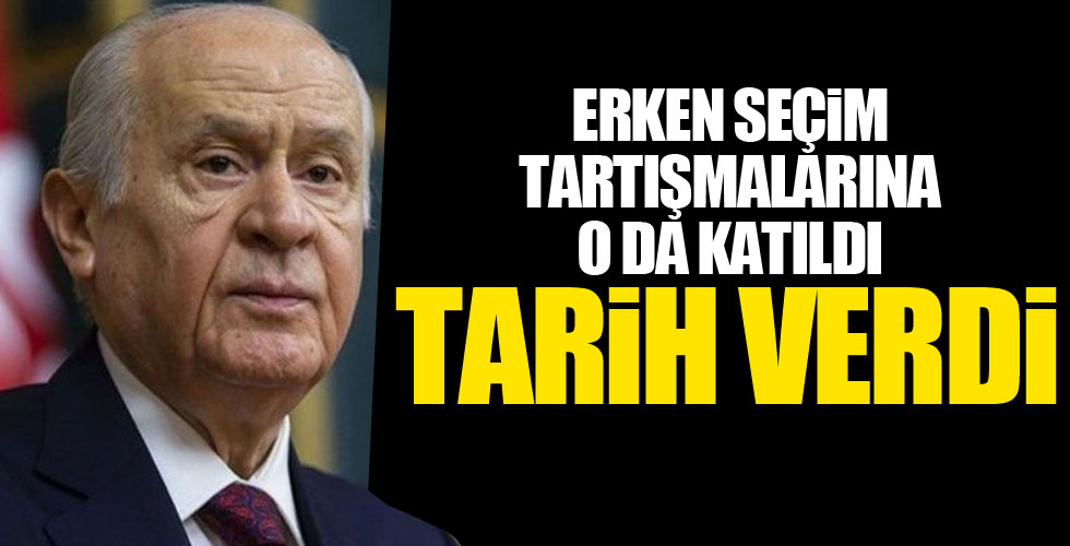 Bahçeli'den erken seçimle ilgili açıklama!