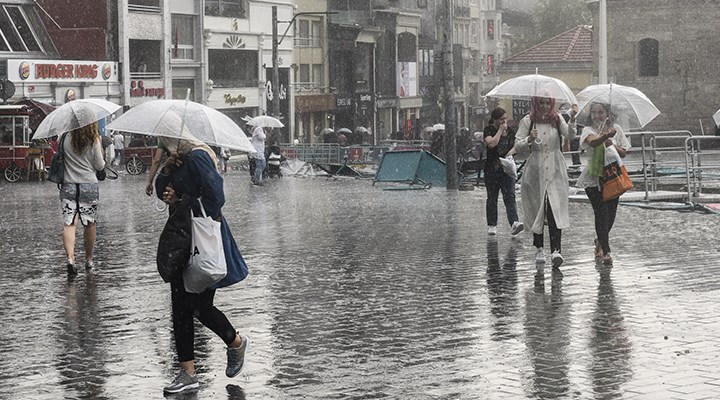 Meteoroloji duyurdu! Gök gürültülü sağanak yağış var!