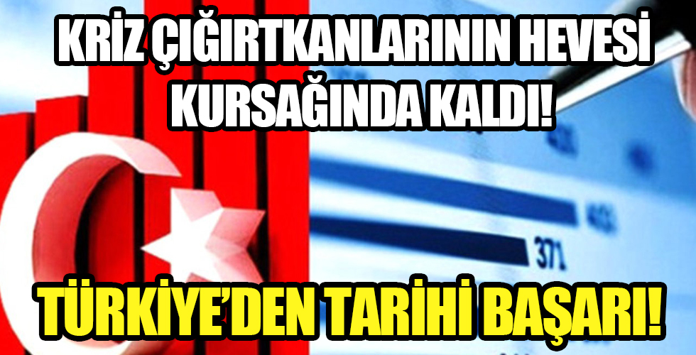 Türkiye ekonomisinden tarihi başarı!