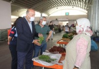 Başkan Ertürk, Üretici Köylü Pazarını Ziyaret Etti Haberi