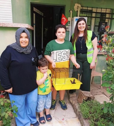 İki kardeş, Cumhurbaşkanı'ndan istedikler tavşana kavuştu