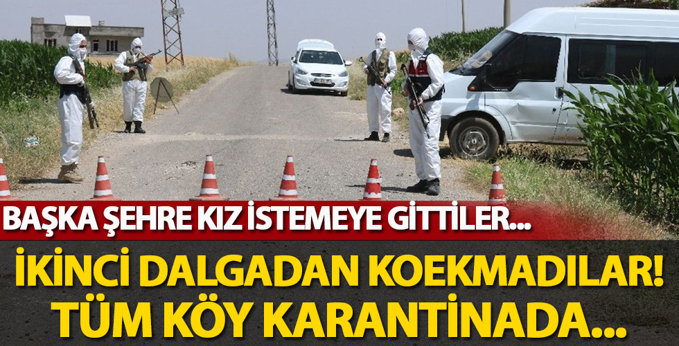 İkinci dalgadan korkmadılar! Nişana gidip korona oldular...