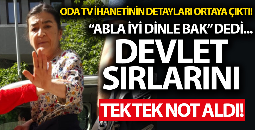 Müyesser Yıldız devlet sırlarını tek tek not aldı!