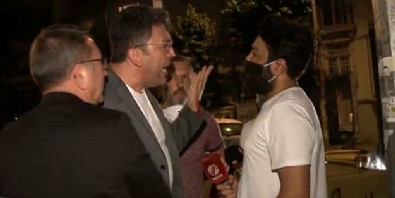 Soruyu duyunca çılgına döndü! Emre Kınay Beyaz TV muhabirinin üzerine yürüyüp hakaretler savurdu