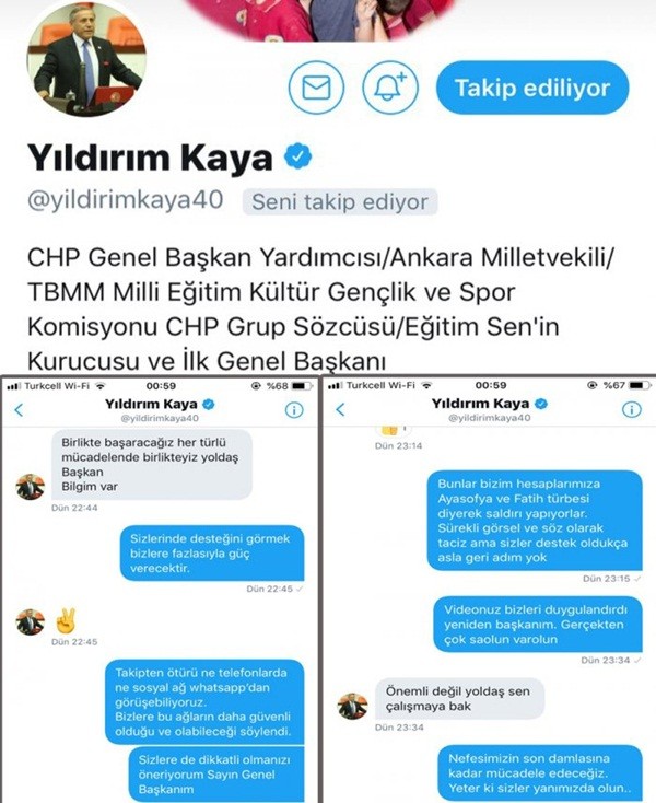 CHP Genel Başkan Yardımcıları, sahte Canan Kaftancıoğlu hesabının talimatlarını yerine getirdi