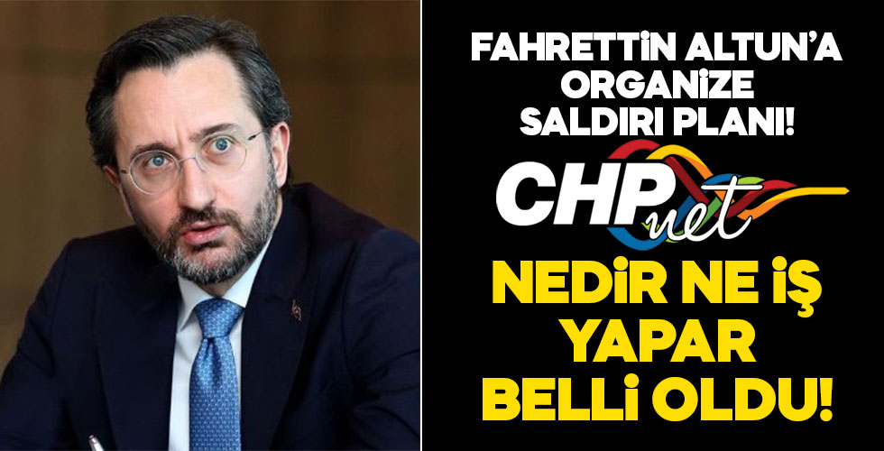 Fahrettin Altun'a organize saldırı talimatı!