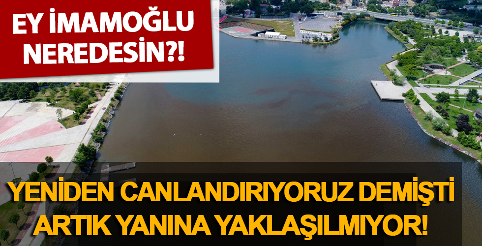 Haliç adeta çamura döndü! Kokudan yanına yaklaşılmıyor...