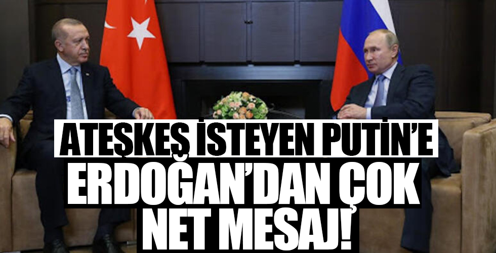 Libya'da ateşkes isteyen Putin'e Başkan Erdoğan'dan çok net mesaj!