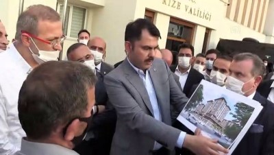 Çevre Ve Şehircilik Bakanı Murat Kurum, Rize'de İncelemelerde Bulundu