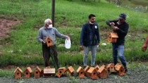 Sivas'ta Tırtılla Mücadele İçin Doğaya Kuş Yuvaları Yerleştirildi Haberi