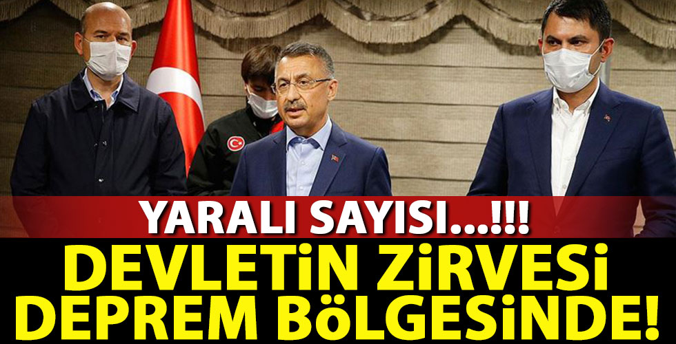 Devlet zirvesi deprem bölgesinde!