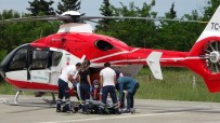 Kalp Krizi Geçiren Kadının Yardımına Ambulans Helikopter Yetişti Haberi