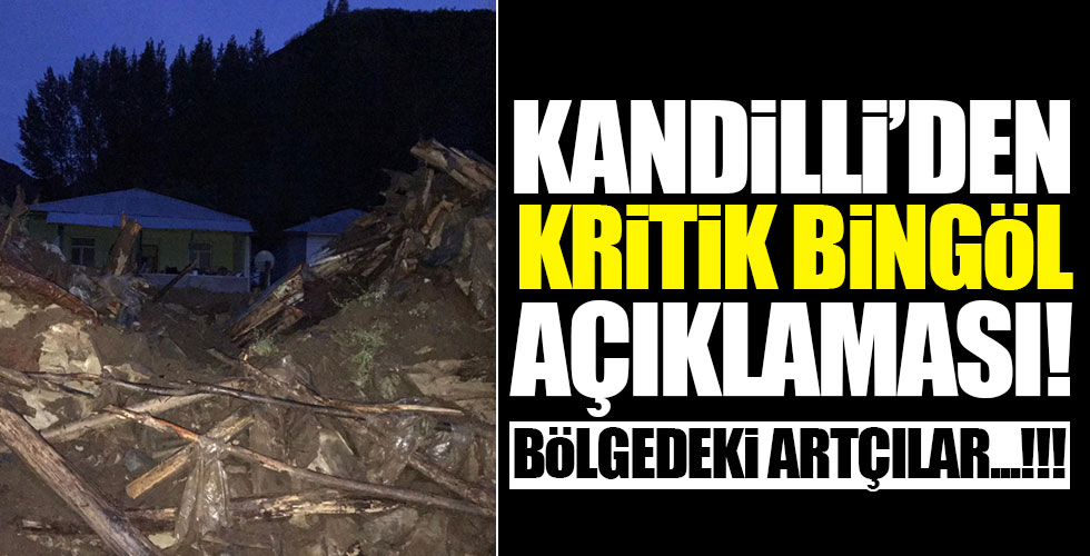 Kandilli'den deprem bölgesine ilişkin flaş açıklama!
