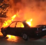 LPG'li Otomobil Seyir Halindeyken Alev Alev Yandı