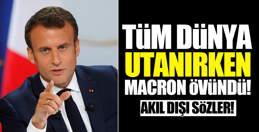 Macron sömürgeci geçmişe sahip çıktı!