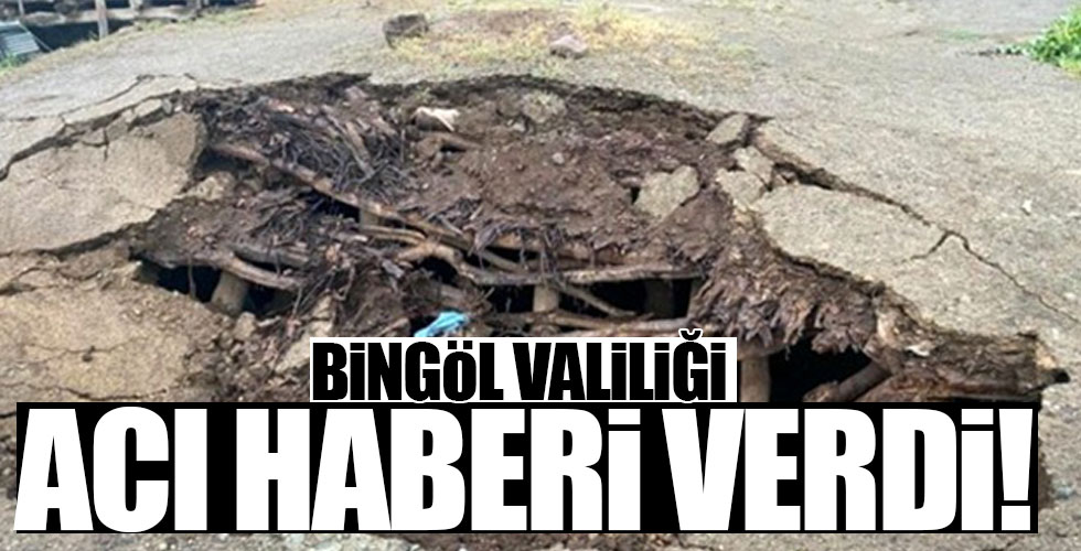 Valilik acı haberi verdi!