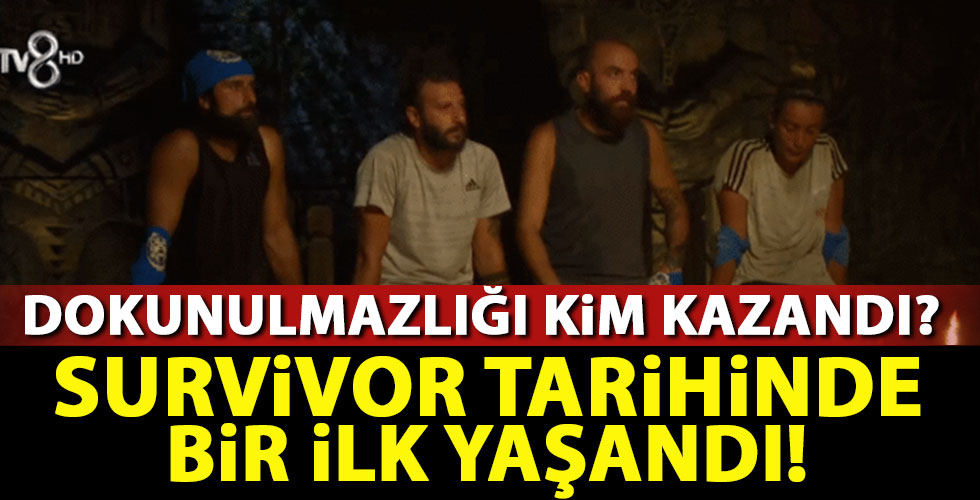 Survivor tarihinde bir ilk!