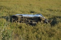 Tekirdağ'da Şarampole Yuvarlanan Minibüs Takla Attı Açıklaması 7 Yaralı
