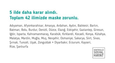 5 İlde Daha Maskesiz Sokağa Çıkmak Yasaklandı