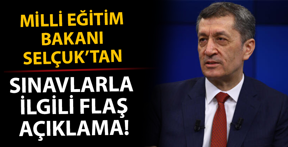 Bakan Selçuk'tan flaş açıklamalar!