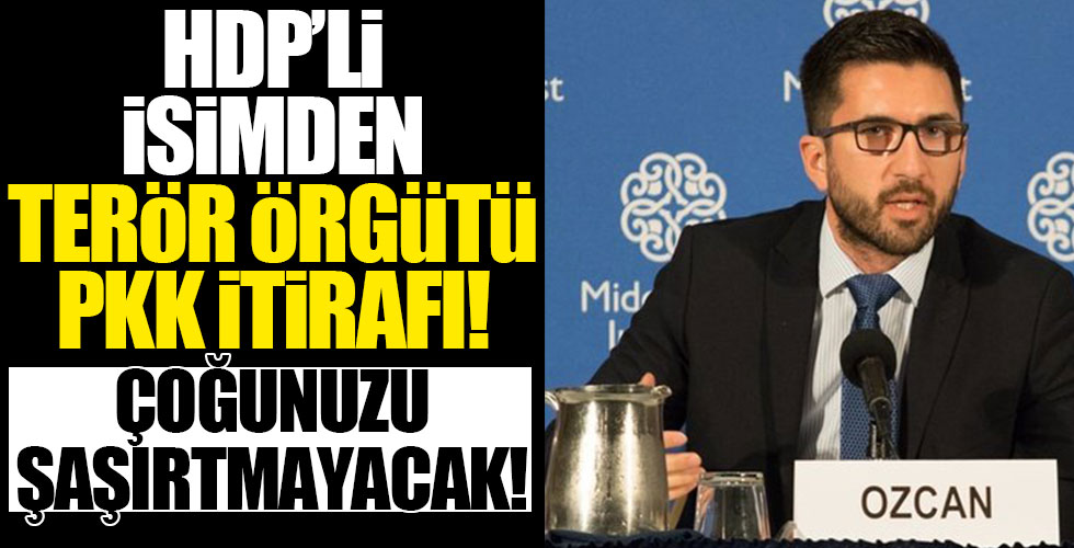 HDP'li isimden skandal itiraf!