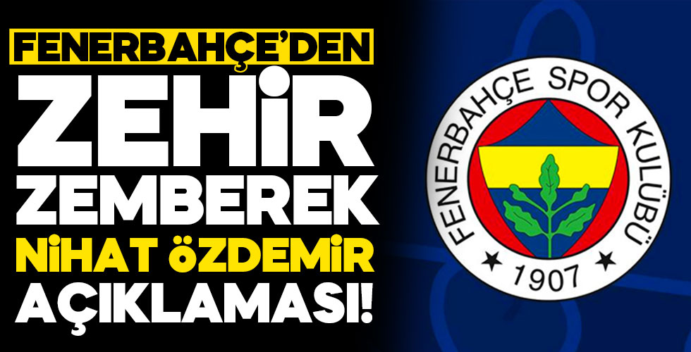 Fenerbahçe'den Nihat Özdemir açıklaması!