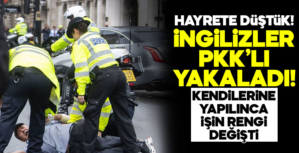 İngilizler PKK sempatizanı yakaladı!