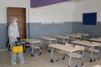 Hacılar'da Okullar Sınav Öncesi Dezenfekte Edildi