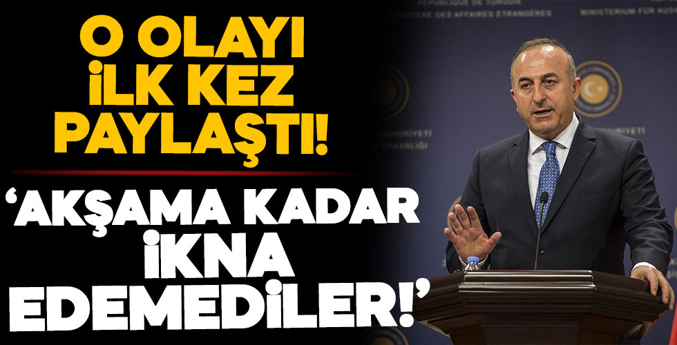 Mevlüt Çavuşoğlu ilk kez paylaştı!